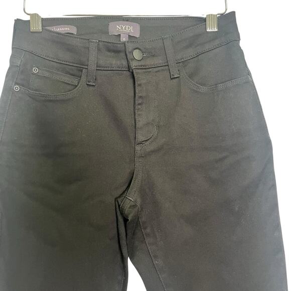 NYDJ Black Alina Legging Jeans Size 0 Soft Classic Basic Staple Normcore Simple - Picture 2 of 6